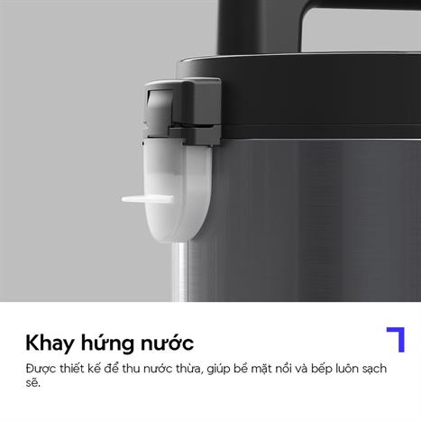 Nồi cơm điện Lock&Lock 1.8 lít EJR452BLK Màu Đen