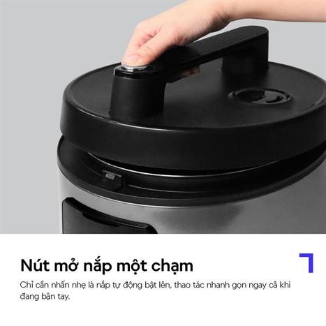 Nồi cơm điện Lock&Lock 1.8 lít EJR452BLK Màu Đen