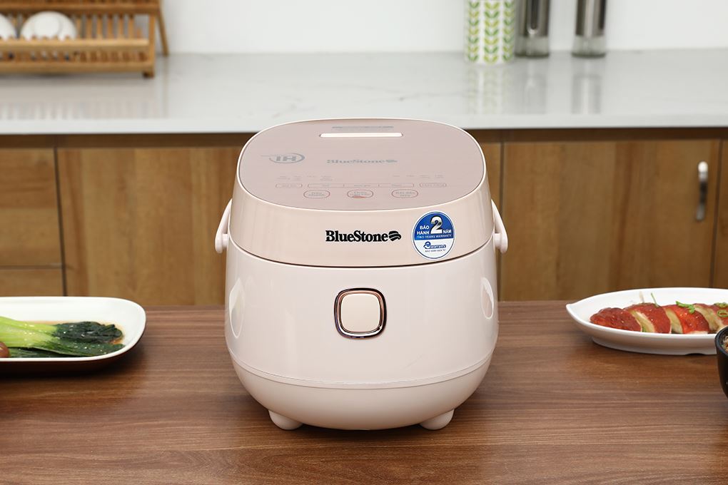 Nồi cơm cao tần BlueStone 1.2 lít RCB-5981 Màu Hồng Kem