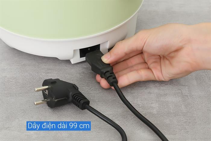 Nồi cơm nắp gài Sunhouse 0.8 lít SHD8200 Màu Xanh Lá Mạ