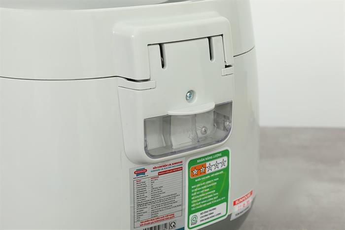 Nồi cơm nắp gài Sunhouse 1.8 lít SHD8611GR Màu Xám