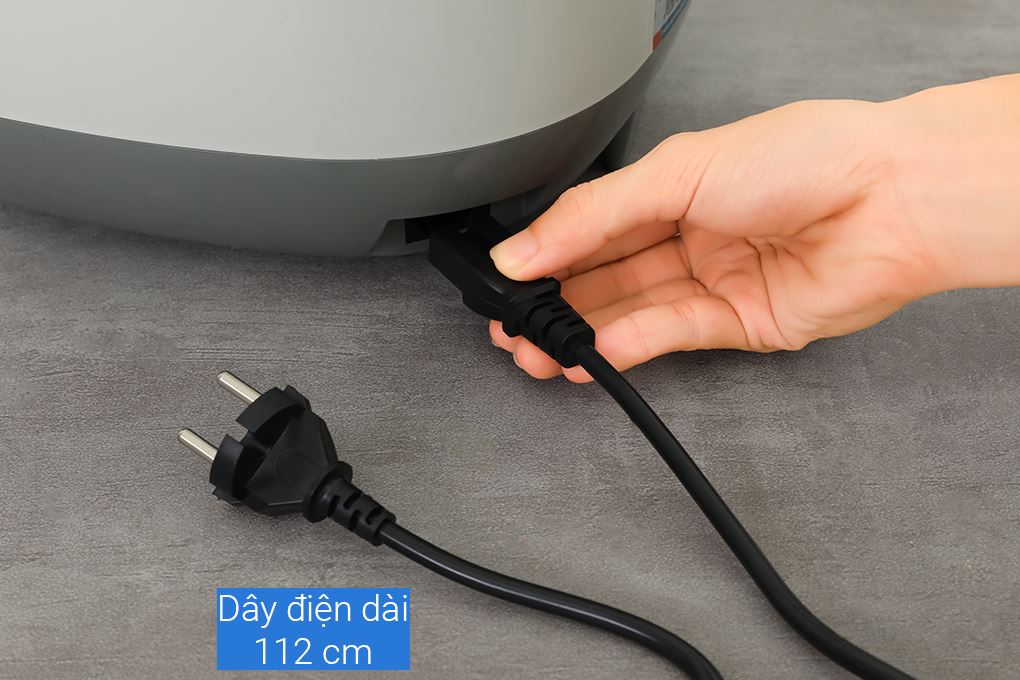 Nồi cơm nắp gài Sunhouse 1.8 lít SHD8611GR Màu Xám