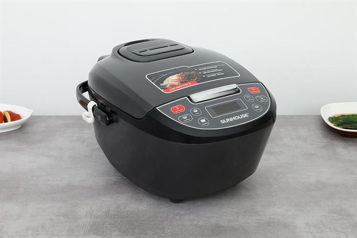 Nồi cơm điện tử Sunhouse 1.8 lít SHD8909B Màu Đen