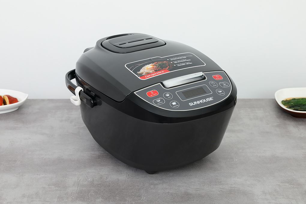Nồi cơm điện tử Sunhouse 1.8 lít SHD8909B Màu Đen