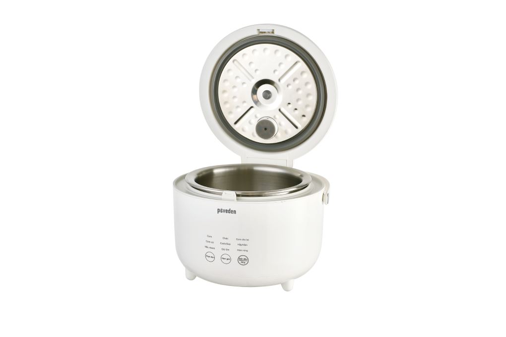 Nồi cơm điện tử 1.2 lít PAVEDEN PR-1255SW Màu Trắng