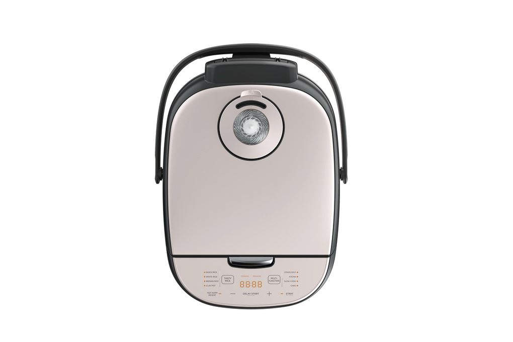 Nồi cơm điện tử Midea 1.8 lít MRD-ADA18B Màu Đen - Vàng đồng