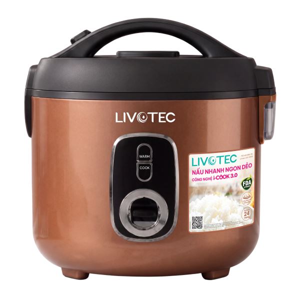 Nồi cơm nắp gài Livotec 1.2 lít LRC-5112B