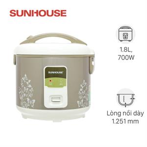 Nồi cơm nắp gài Sunhouse 1.8 lít SHD 8616