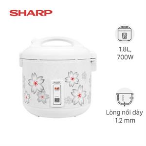 Nồi cơm nắp gài Sharp 1.8 lít KS-N182ETV