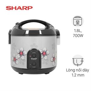 Nồi cơm nắp gài Sharp 1.8 lít KS-NR191STV