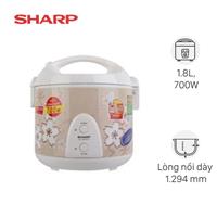 Nồi cơm nắp gài Sharp 1.8 lít KS-N191ETV