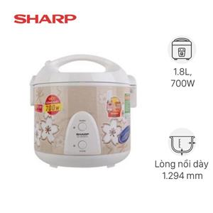 Nồi cơm nắp gài Sharp 1.8 lít KS-N191ETV