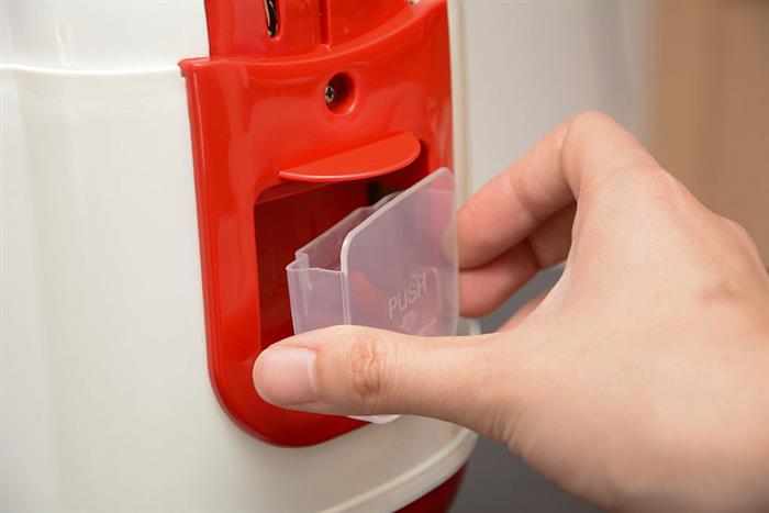 Nồi cơm nắp gài Happycook 1.8 lít HC-180A Màu Trắng - Đỏ