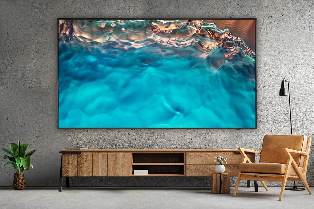 Smart Tivi Crystal UHD Samsung 4K 85 inch UA85BU8000 Màu Đen