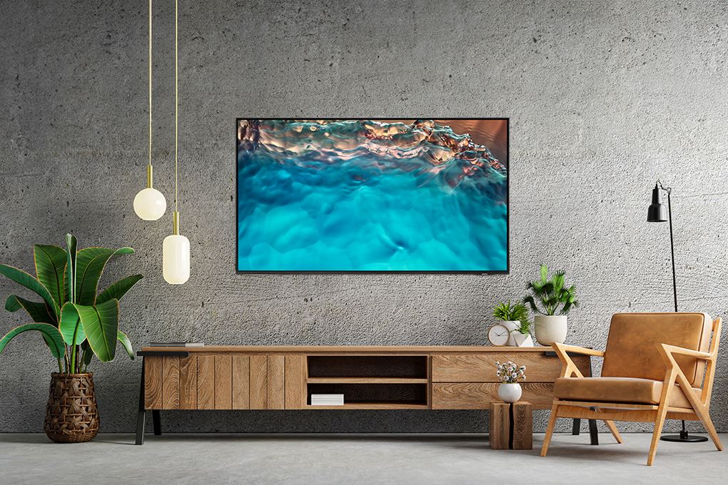 Smart Tivi Crystal UHD Samsung 4K 50 inch UA50BU8000 Màu Đen
