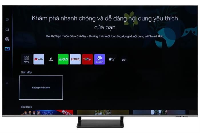 Smart Tivi QLED Samsung 4K 65 inch QA65Q60B Màu Đen