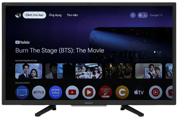 Google Tivi Sony 32 inch KD-32W830K Màu Đen