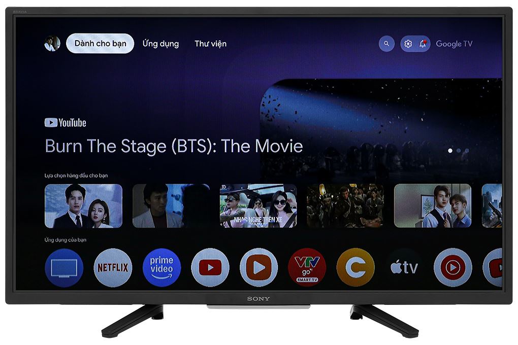 Google Tivi Sony 32 inch KD-32W830K Màu Đen