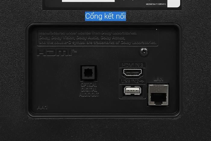 Smart Tivi LG 4K 65 inch 65UQ8000PSC Màu Đen