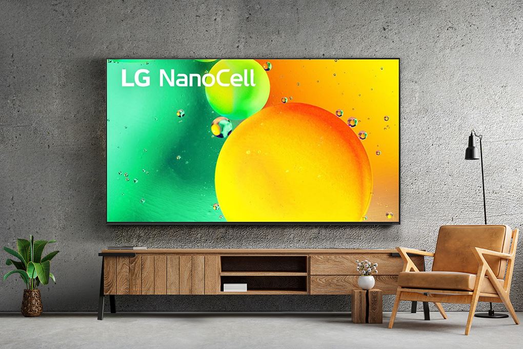 Smart Tivi NanoCell LG 4K 75 inch 75NANO76SQA Màu Đen