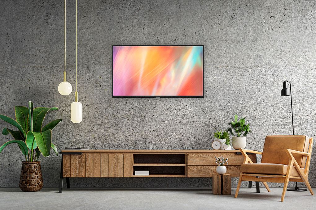 Smart Tivi Samsung 4K 43 inch UA43AU7002 Màu Đen