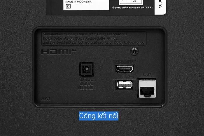 Smart Tivi LG 4K 50 inch 50UQ8000PSC Màu Đen