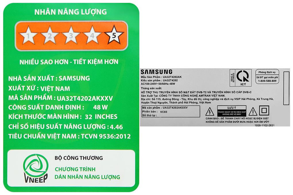 Smart Tivi Samsung 32 inch UA32T4202 Màu Đen