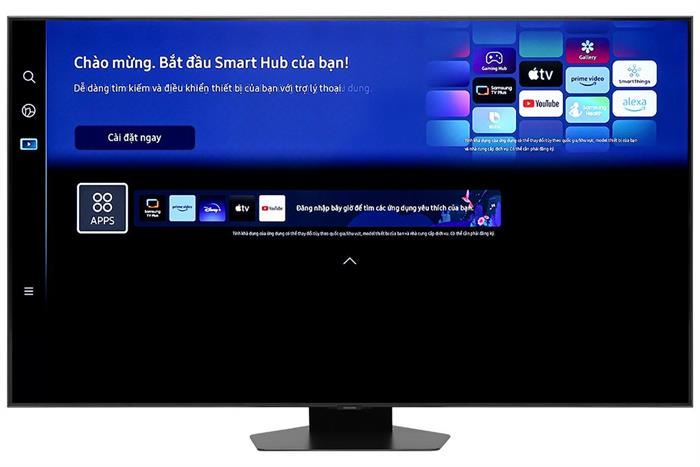 Smart Tivi QLED Samsung AI 4K 55 inch QA55Q80C Màu Đen