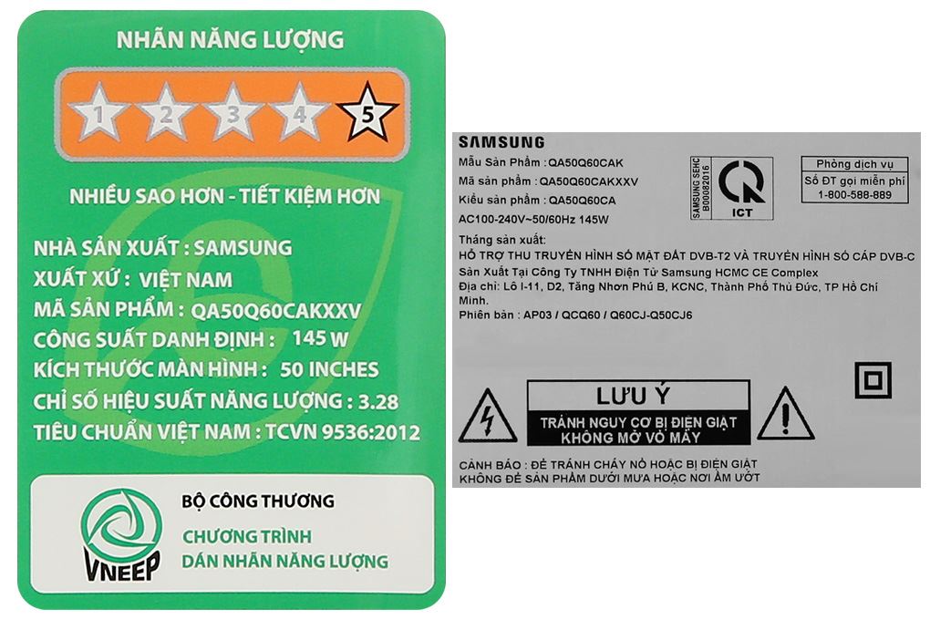 Smart Tivi QLED Samsung 4K 50 inch QA50Q60C Màu Đen