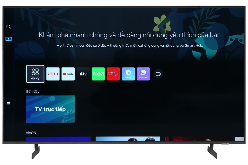 Smart Tivi Crystal UHD Samsung 4K 65 inch UA65CU8000 Màu Đen