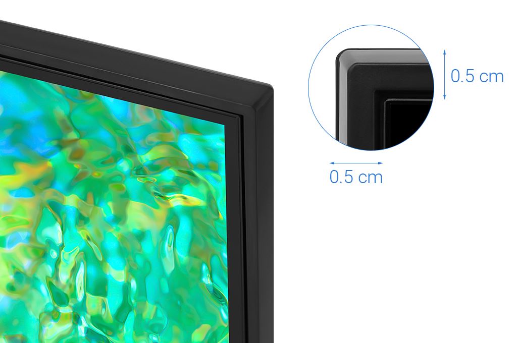 Smart Tivi Crystal UHD Samsung 4K 55 inch UA55CU8000 Màu Đen