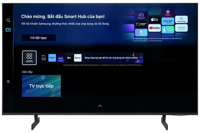 Smart Tivi Crystal UHD Samsung 4K 50 inch UA50CU8000 Màu Đen