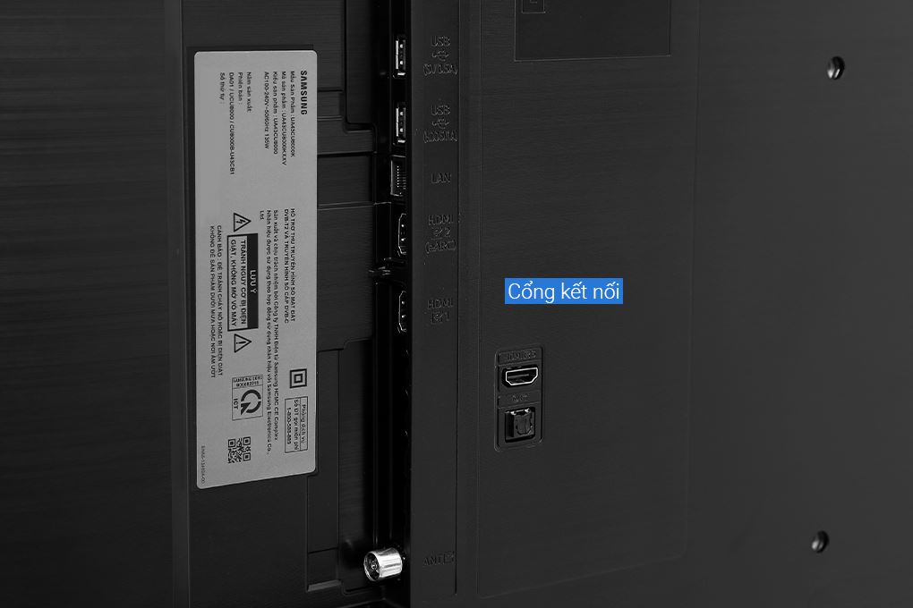 Smart Tivi Crystal UHD Samsung 4K 43 inch UA43CU8000 Màu Đen