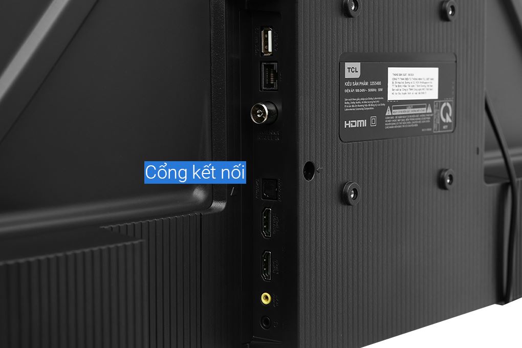 Google Tivi TCL FHD 32 inch 32S5400 Màu Đen