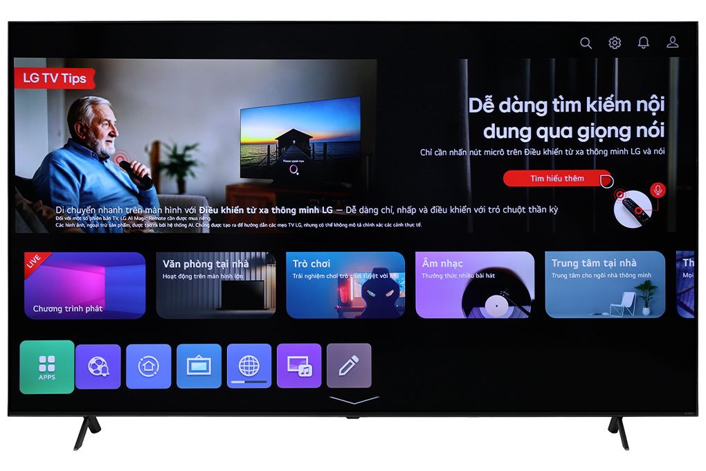 Smart Tivi QNED LG AI 4K 86 inch 86QNED80SRA - 2