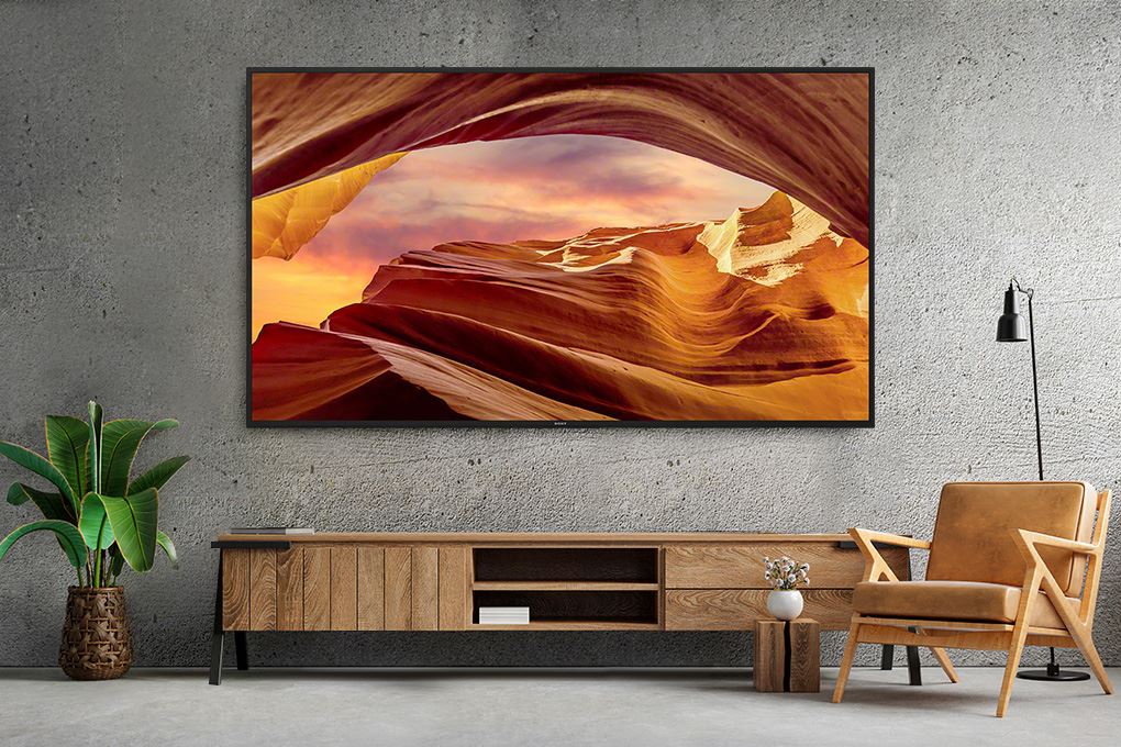 Google Tivi Sony 4K 75 inch KD-75X77L Màu Đen
