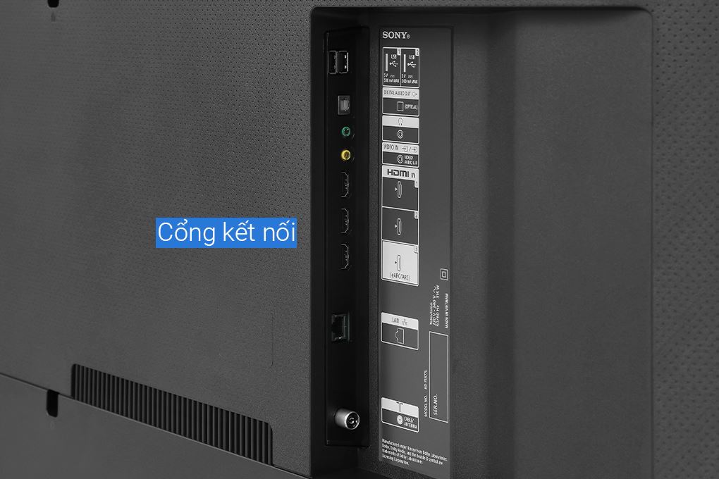 Google Tivi Sony 4K 75 inch KD-75X77L Màu Đen