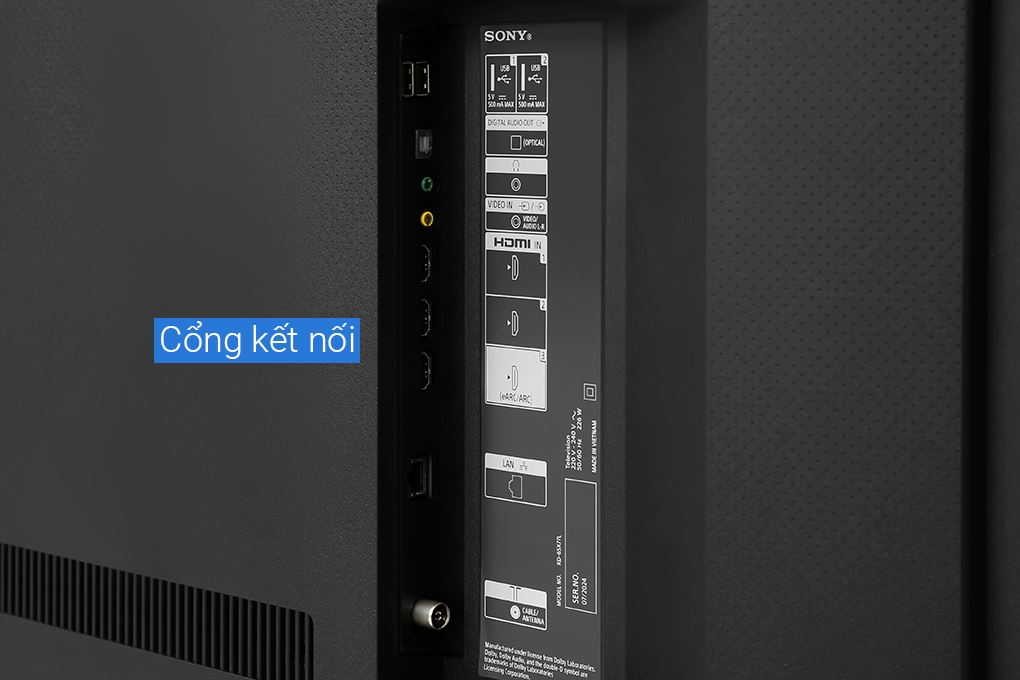 Google Tivi Sony 4K 65 inch KD-65X77L Màu Đen