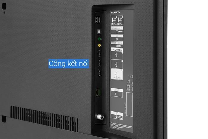 Google Tivi Sony 4K 55 inch KD-55X77L Màu Đen
