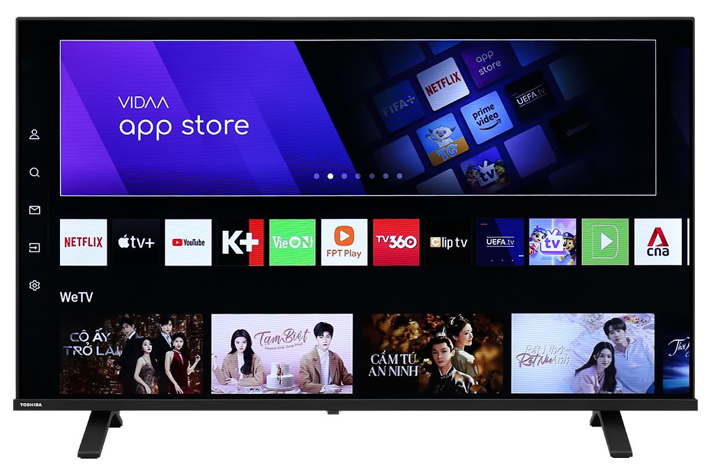 Smart Tivi Toshiba FHD 43 inch 43V31MP Màu Đen