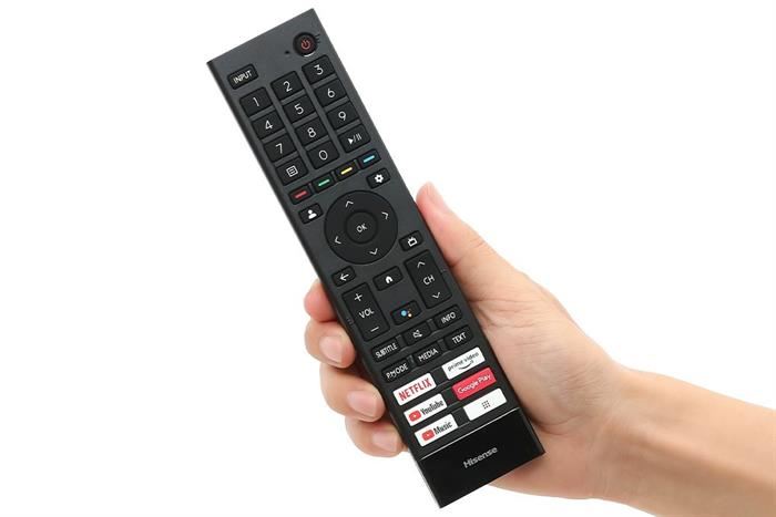 Google Tivi ULED Hisense AI 4K 43 inch 43U6K Màu Đen