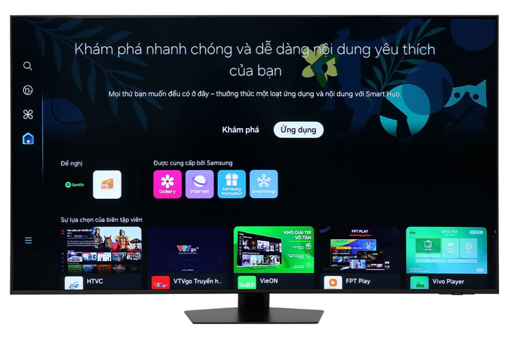 Smart Tivi Neo QLED Samsung AI 4K 55 inch QA55QN85D Màu Đen