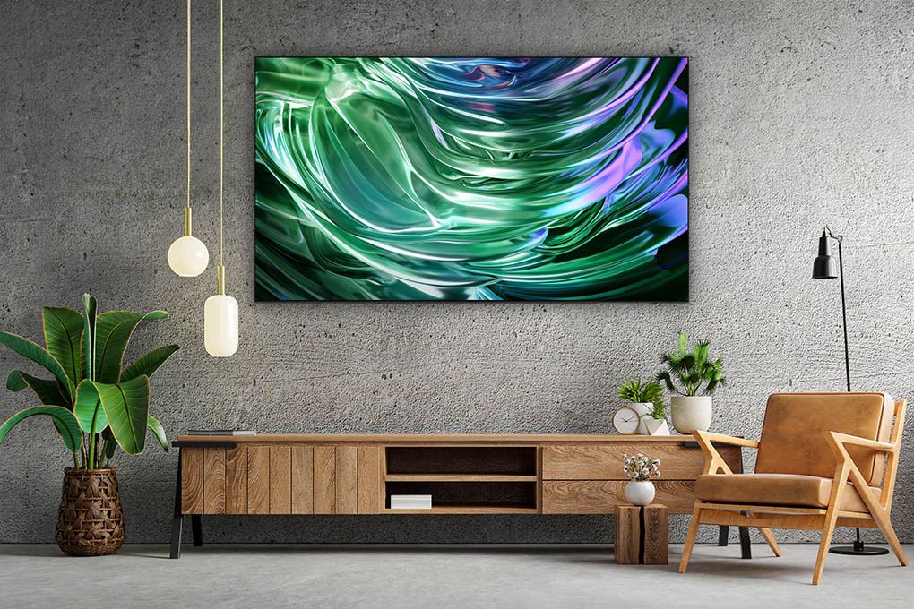 Smart Tivi OLED Samsung AI 4K 65 inch QA65S90D Màu Đen