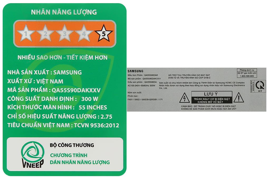 Smart Tivi OLED Samsung AI 4K 55 inch QA55S90D Màu Đen