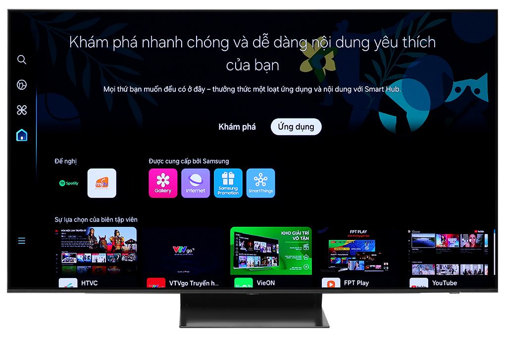 Smart Tivi OLED Samsung AI 4K 55 inch QA55S90D Màu Đen