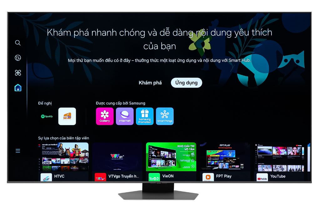 Smart Tivi QLED Samsung AI 4K 65 inch QA65Q80D Màu Đen