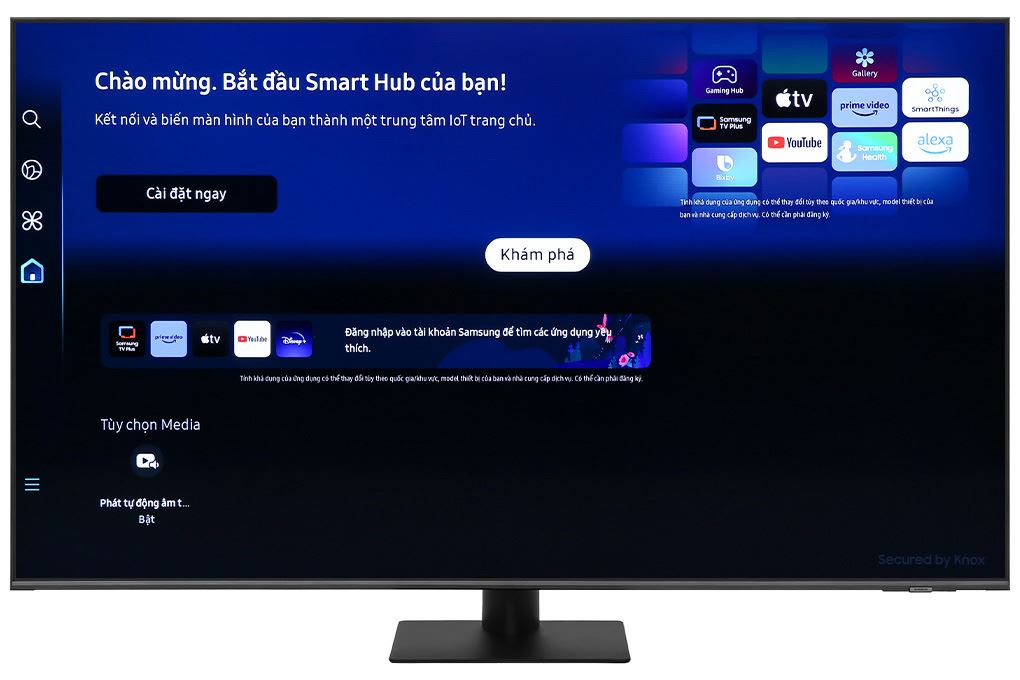 Smart Tivi QLED Samsung AI 4K 55 inch QA55Q70D Màu Đen