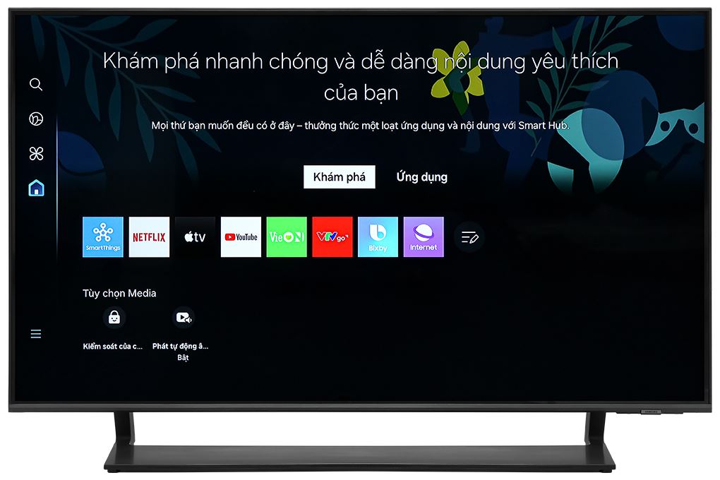 Smart Tivi QLED Samsung 4K 43 inch QA43Q65D Màu Đen