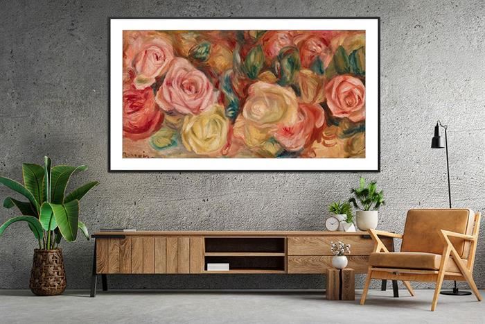 Smart Tivi Khung Tranh The Frame QLED Samsung AI 4K 75 inch QA75LS03D Màu Đen