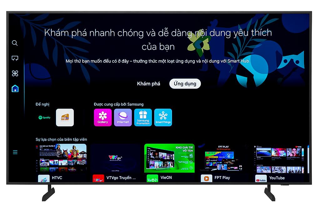Smart Tivi Khung Tranh The Frame QLED Samsung AI 4K 65 inch QA65LS03D Màu Đen